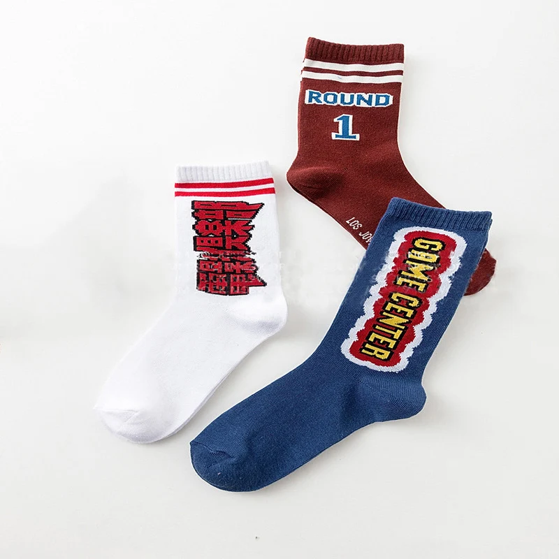 Новые оригинальные дизайнерские носки с надписью уличные в стиле Харадзюку