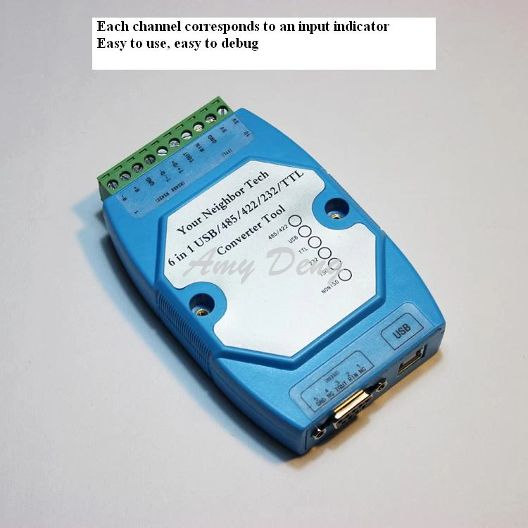 Базовая модель 6 в одном последовательном модуле USB/485/422/232/ttl взаимное преобразование
