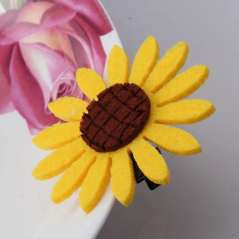 1 шт. Новые девушки милые аксессуары для волос Нетканые шпильки в форме