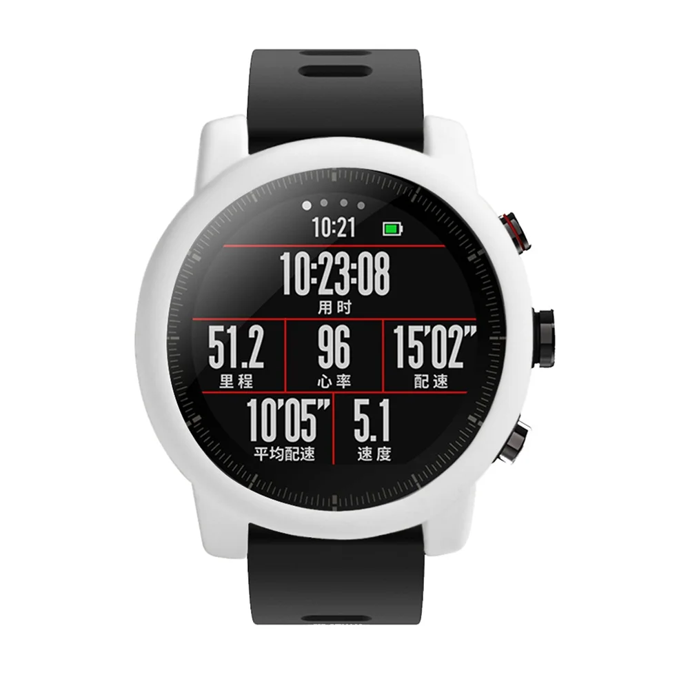 AKBNSTED ТПУ защитный мягкий силиконовый Полный Чехол для Huami Amazfit Stratos 2/2 S Защита оболочки спортивные часы ремешок аксессуары