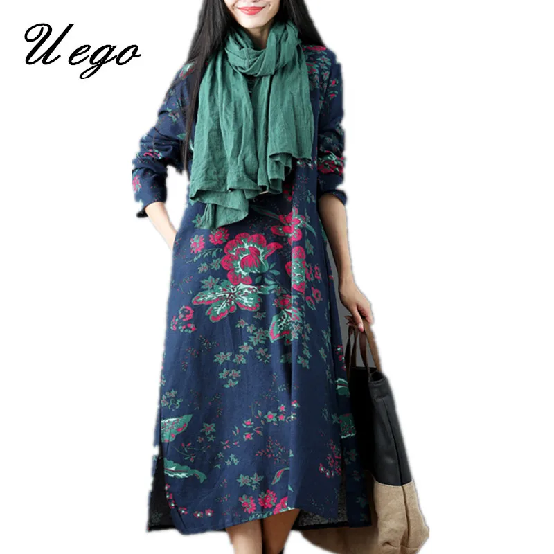 2021 Новое поступление весеннее платье с v образным вырезом из хлопка и льна