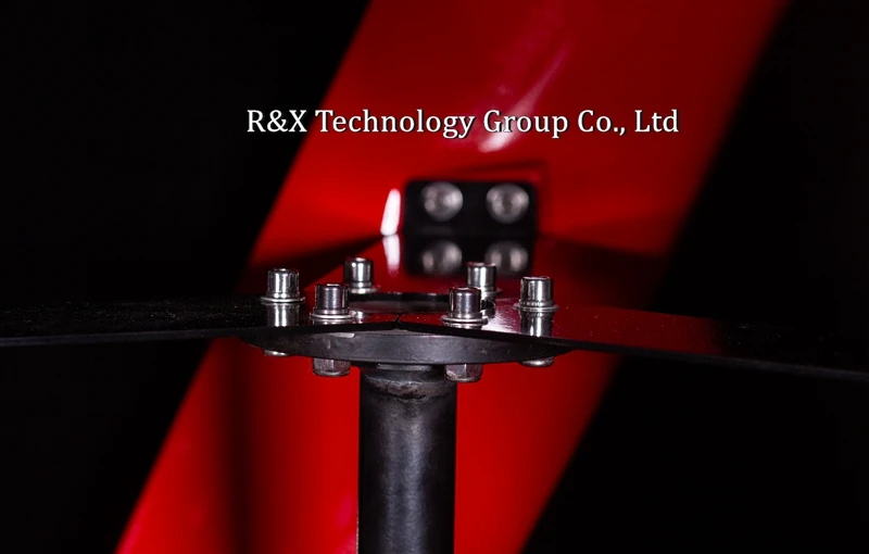 R& X 400 Вт CE Red X модель ветряной турбины генератор Вертикальная ось энергии более сильный 3 шт. лезвия 12 в 24 В с MPPT контроллер