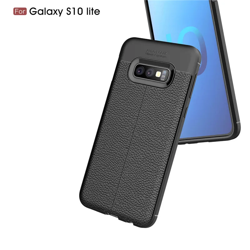 Чехол для Samsung Galaxy S10e роскошный резиновый мягкий силиконовый чехол телефона