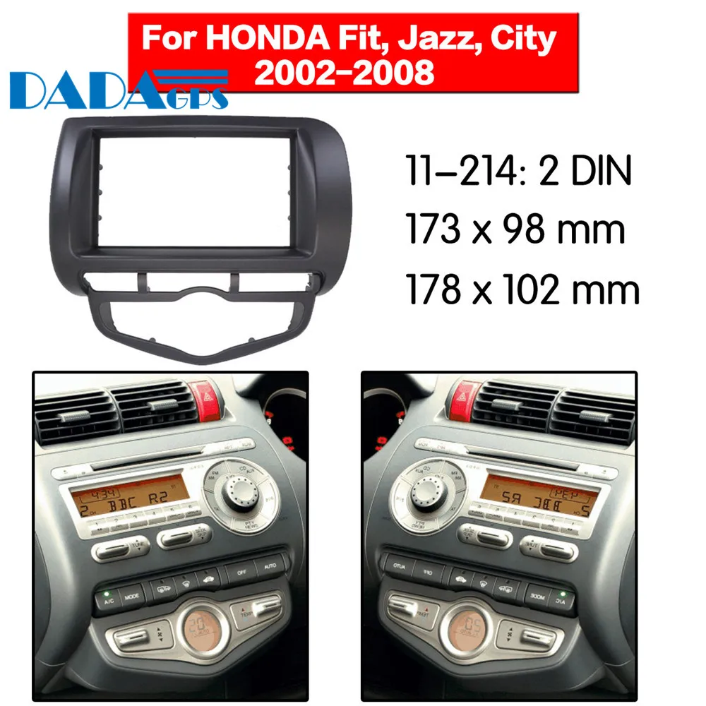 11 214 автомобильный DVD/CD для Honda Jazz/ City 2002 2008 (Авто AC RHD) радиоприемник стерео панель