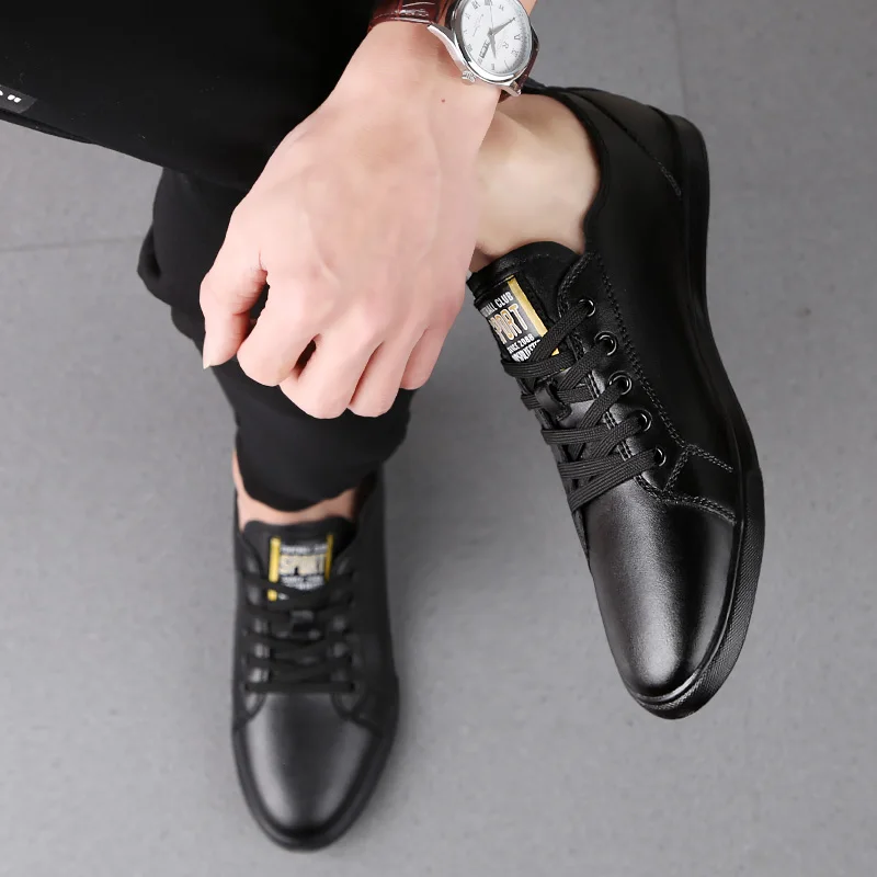 Large size 36-46 Summer Casual Lace Up Shoes Men Genuine Leather Walking Loafers Moccasins Flats Hot Sale Fashion w5 | Обувь