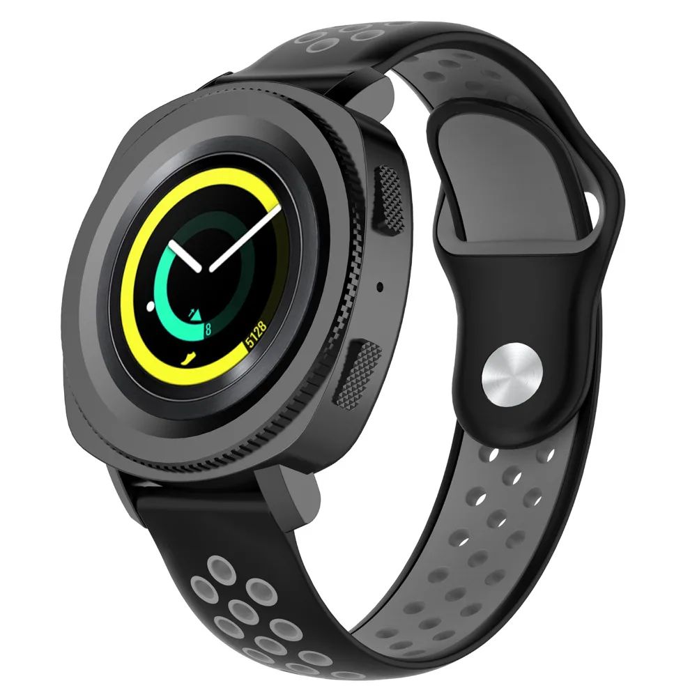 MASiKEN двойной цвет спортивный силиконовый наручный браслет ремешок для Nokia Withings сталь HR 36 мм и 40 мм ремешок для часов