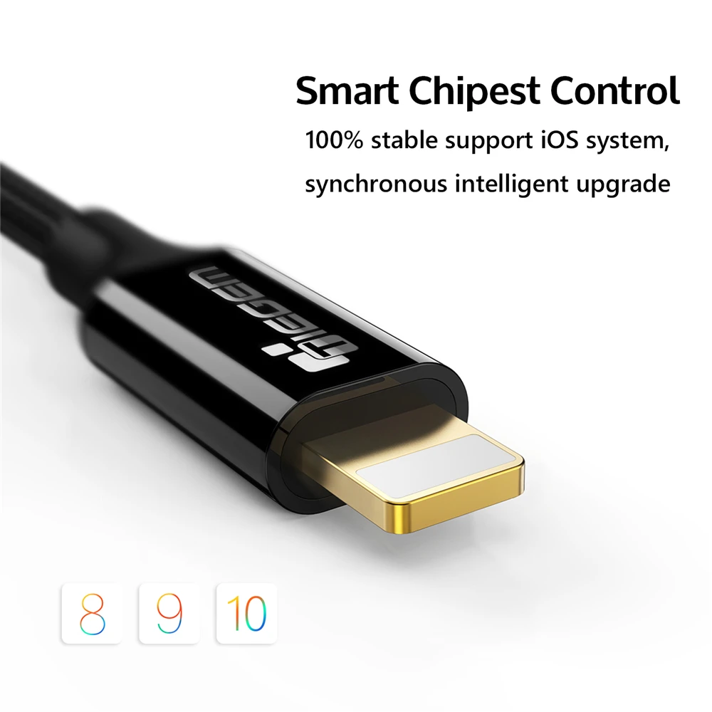 TIEGEM USB зарядный кабель для iPhone 5, 5S, 6s, 6, 7 Plus, кабель для мобильного телефона, кабель для синхронизации данных, 1 м, 2 м, 3 м, зарядный кабель для iOS 9, 10