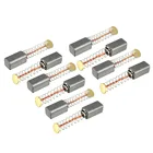 Uxcell 10 шт.5 пар мини-мотор угольные щетки Замена для электродвигателей воздушный компрессор запасная часть Электроинструмент 10x5x5 мм