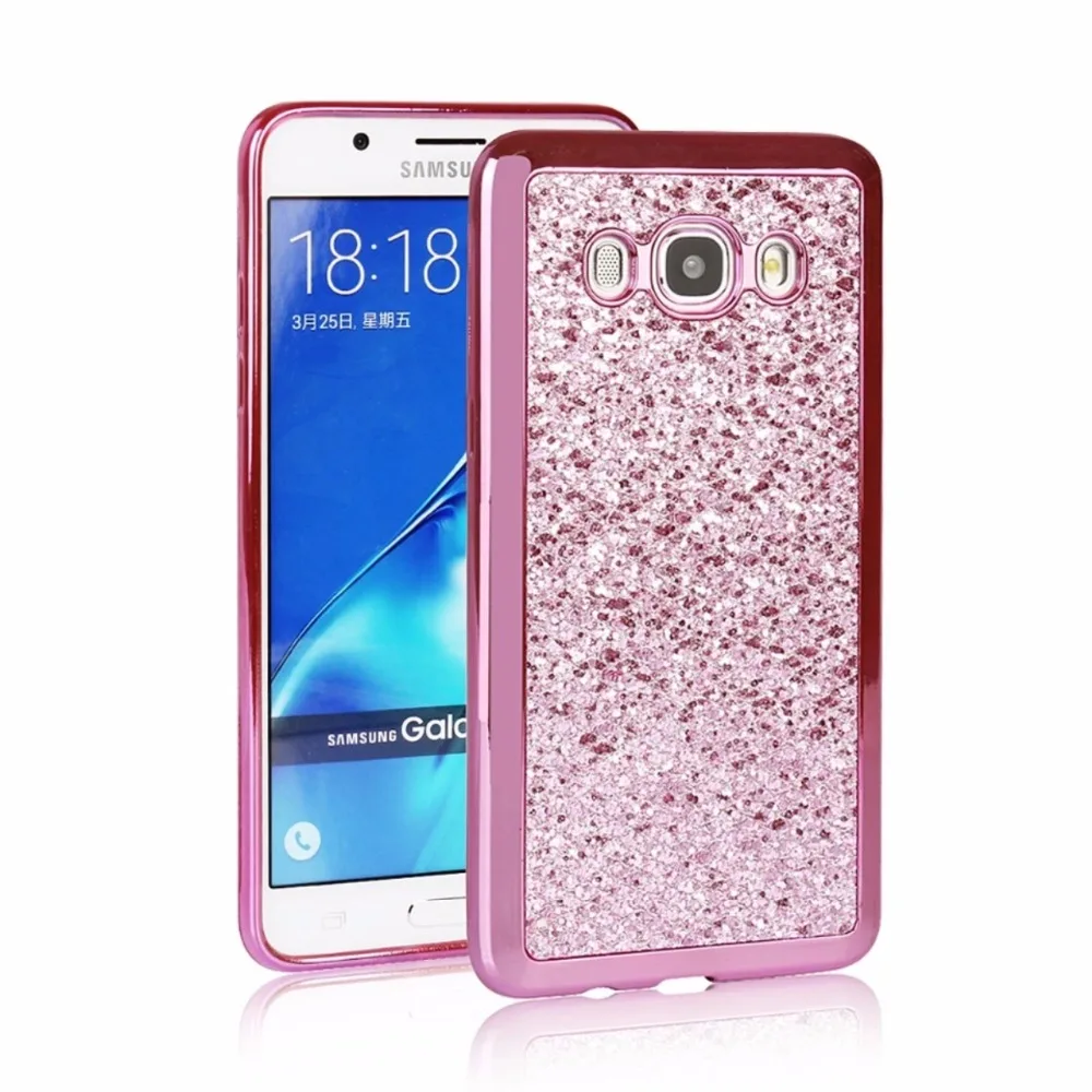 Роскошный блестящий Блестящий ТПУ силиконовый чехол для Samsung Galaxy S4 S5 S6 S7 Edge A5 J3 J5 J7