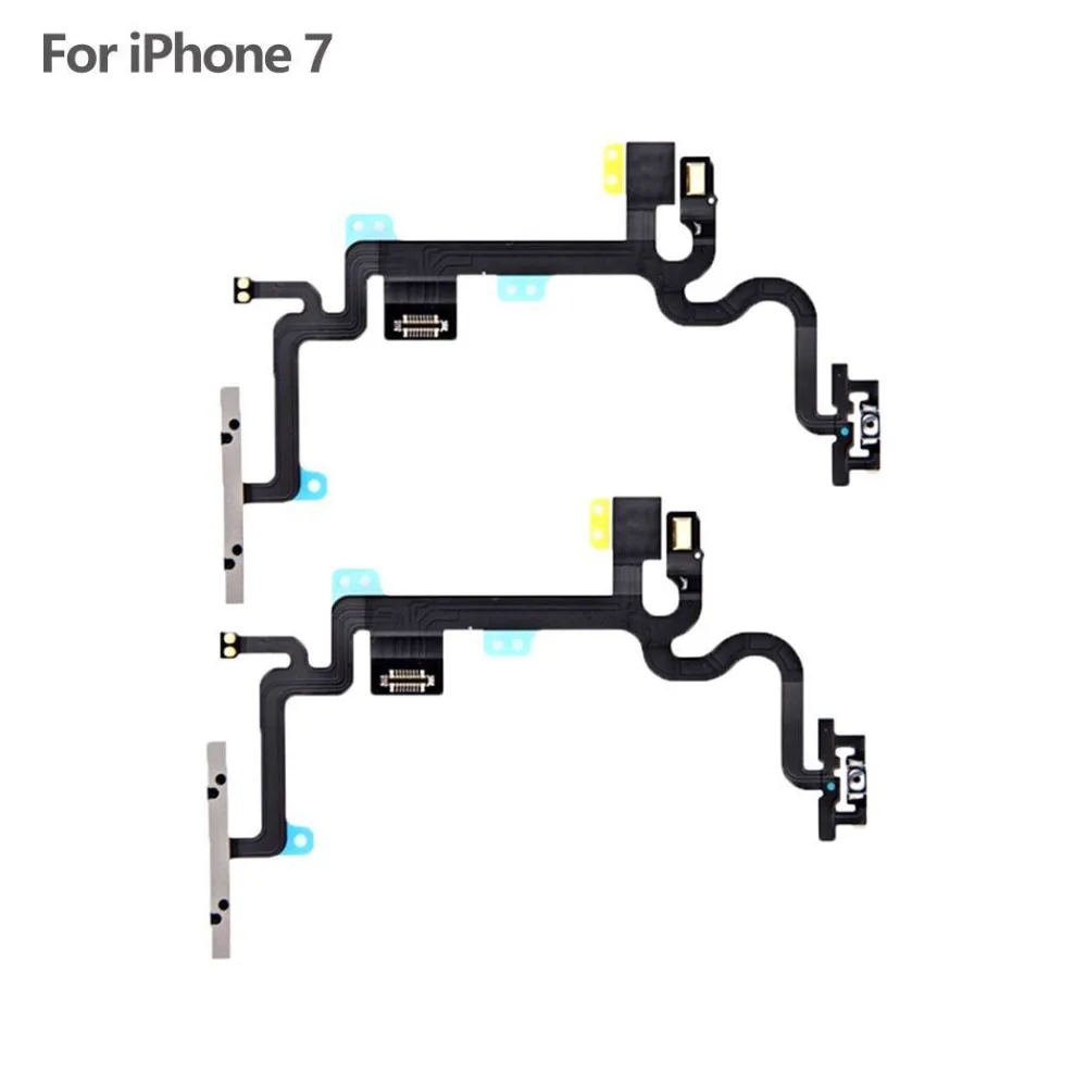 Высокое качество для iPhone 4, 4S, 5, 5S, 5C, 6, 6 S, 7 Plus кнопка регулировки громкости источник энергии кнопка включения и выключения ключ гибкий кабель