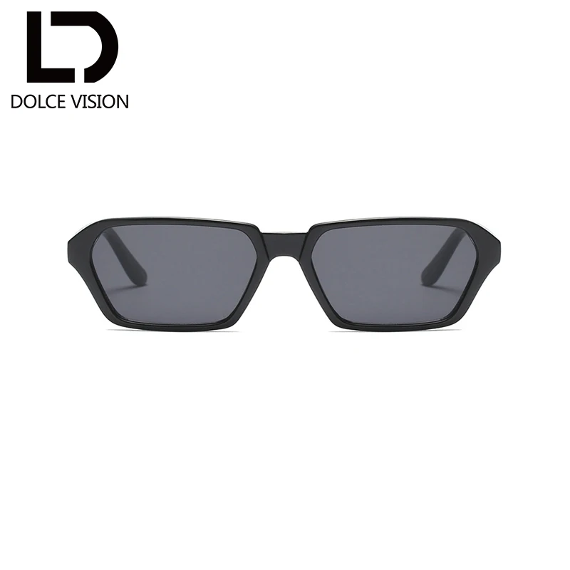 Dolce vision белый прямоугольные солнцезащитные очки для Для женщин коричневый