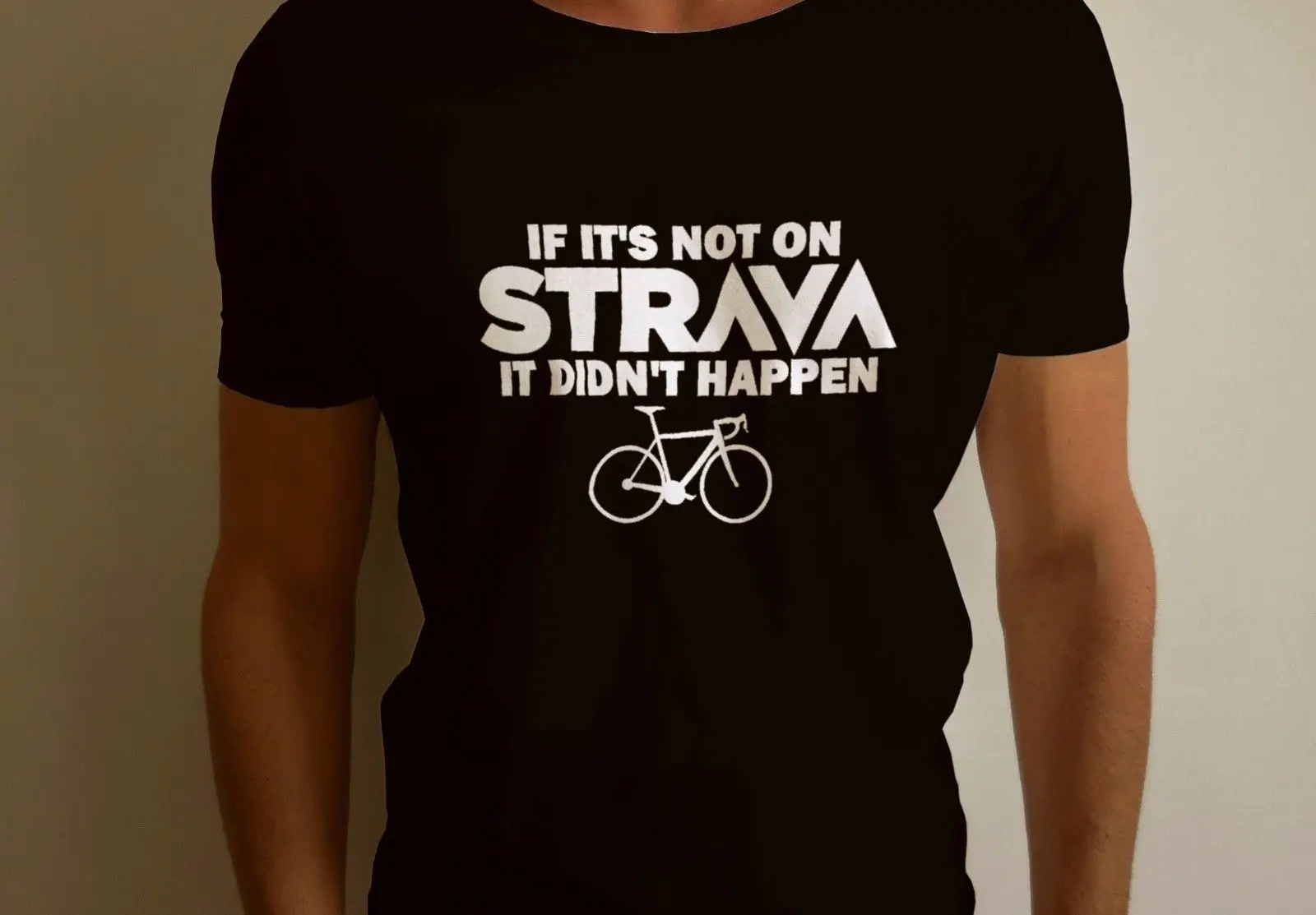 Модная Горячая Распродажа, если его нет на STRAVA IT не было футболка Забавный Циклер футболка