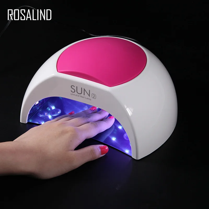 ROSALIND УФ светодиодный светильник для ногтей SUN2 48 Вт USB зарядная машина Маникюр