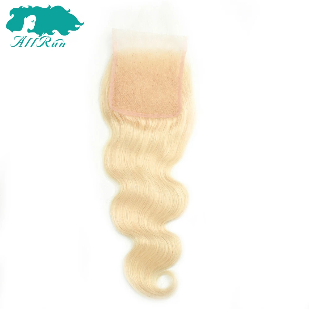 AllRun бразильские объемные волнистые медовые светлые пучки с закрытием #613 Remy