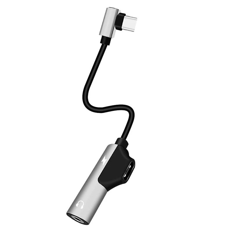 OTG Тип C до 3,5 мм AUX и USB C Женский аудио адаптер 2в1 для Xiaomi 8 samsung S9 адаптер для наушников