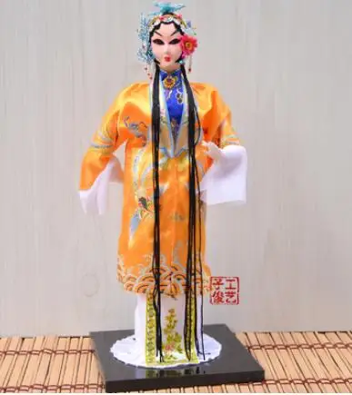 Gifts with Chinese characteristics Peking Opera figures Mu Guiying ornaments silk style handicrafts | Дом и сад
