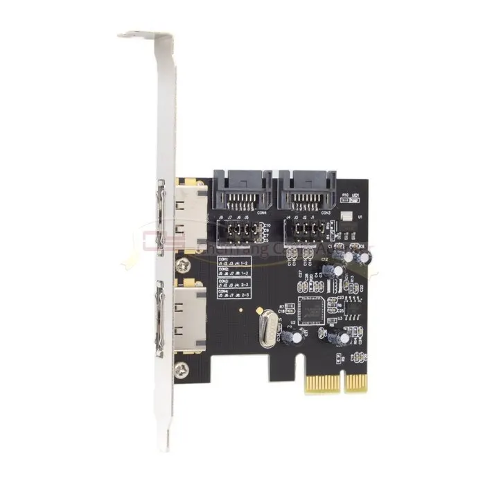 Плата расширения PCI E на 4 порта SATA 3 0 ESATA PCIE SATA3 6 Гбит/с адаптер E|Компьютерные