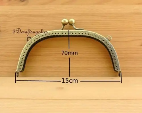 Металлические застежки для кошельков швейная сумка барсетка полукруглая
