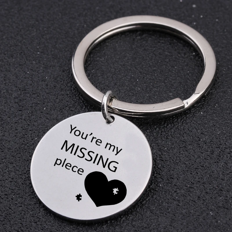 Брелок для ключей из нержавеющей стали с гравировкой You Are My Missing | Украшения и