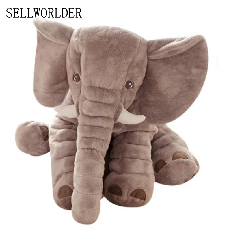 SELLWORLDER 60 см большой Размеры младенческой Спальный друг гигантский слон набивные