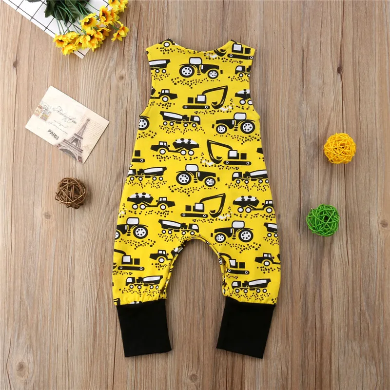 

CANIS Infant Bebe Cartoon Girls Top Baby Boy Kids Newborn Infant Romper Jumpsuit Cotton Clothes Outfits Ropa