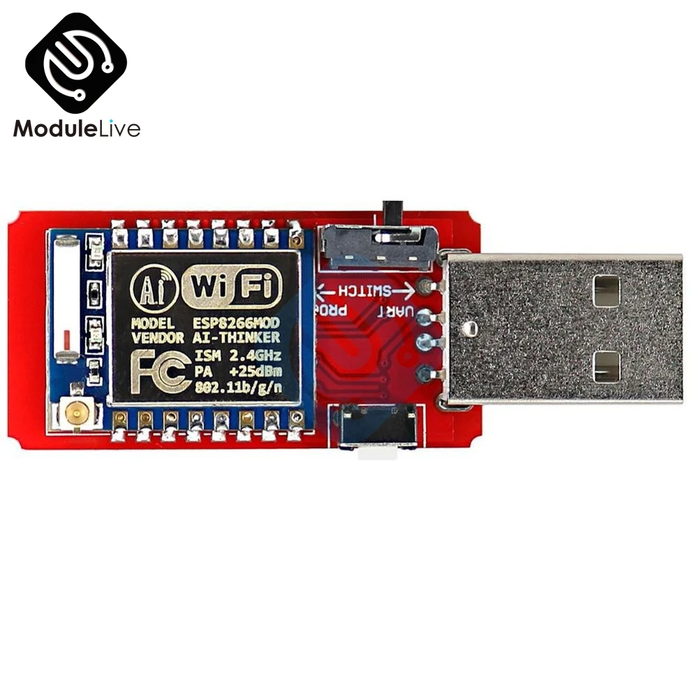 USB к ESP8266 ESP 07 Wi Fi модуль Встроенная антенна для TTL модуля драйвера CH340G беспроводной