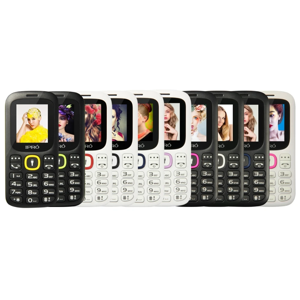 Оригинальный ipro i3185 Dual SIM Разблокирована Мобильные телефоны gsm sc6531da 1.77 дюймов