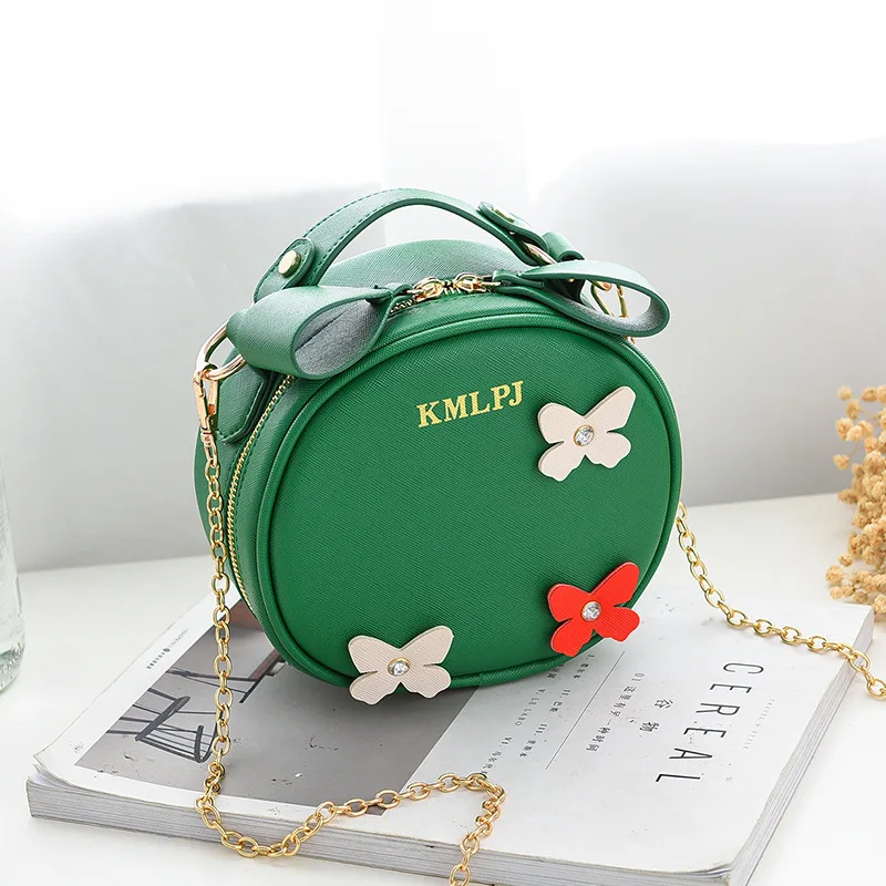 Сумка для женщин 2018 Весна-осень одного плеча сумка бабочки украшения маленькая