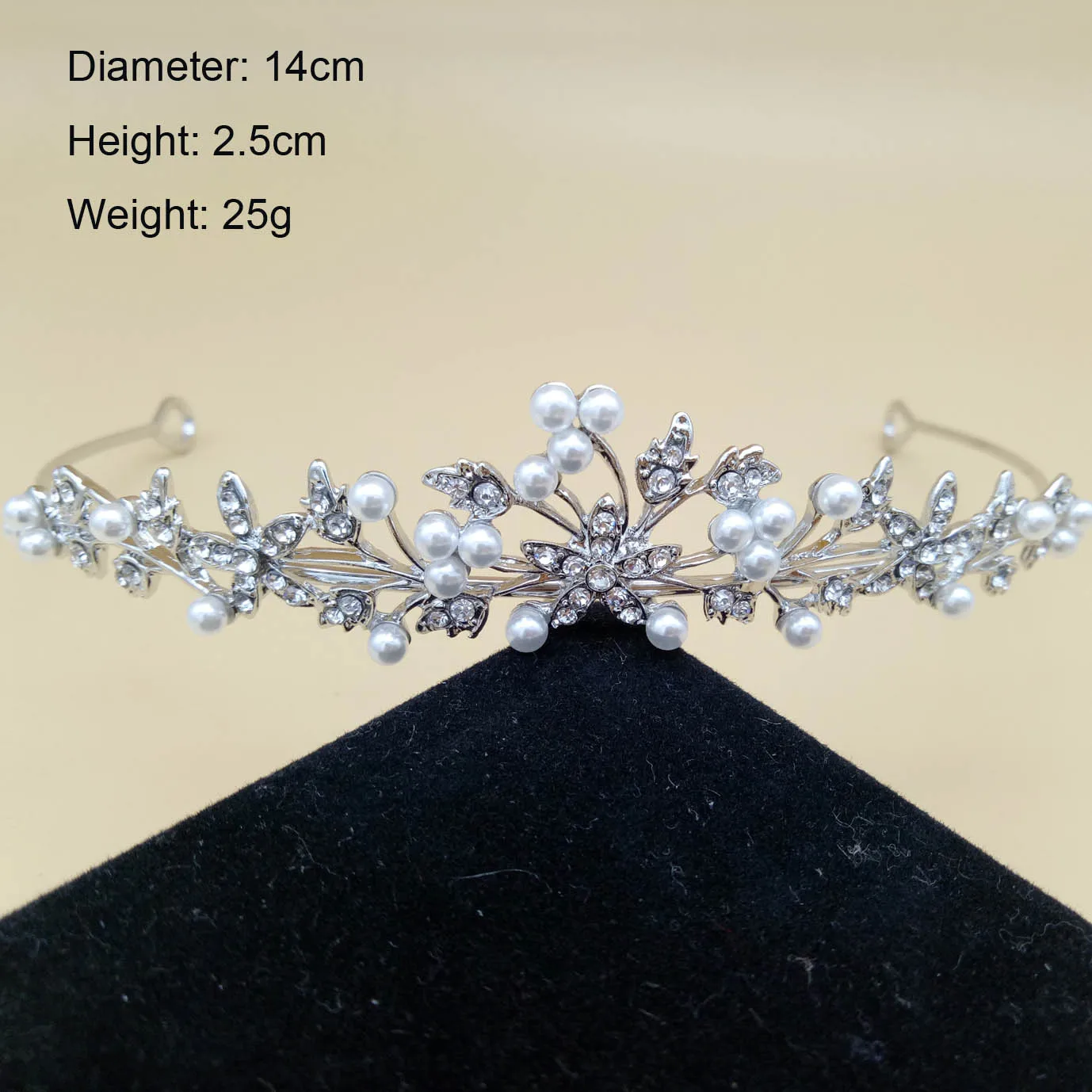 Style 2 Pearl Tiara 4 дизайна свадебная тиара из жемчуга короны для свадьбы невесты женские украшения для волос головные украшения Стразы Украшения для волос аксессуары - Окраска металла: Style 2 Pearl Tiara