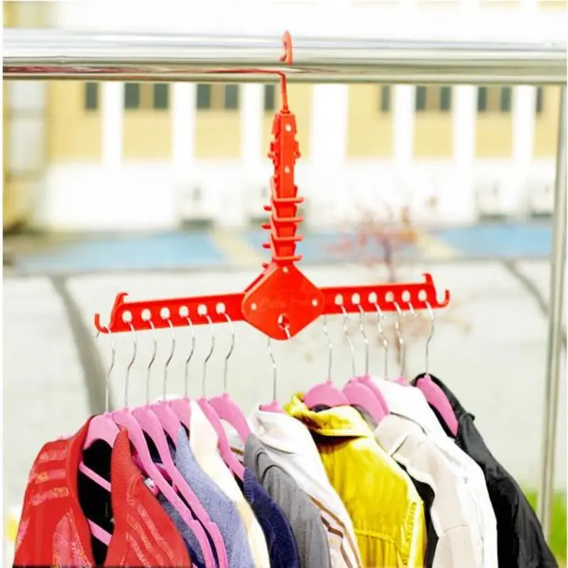 ORGANBOO 1PC Creative magic color hangers simple convenient drying racks multifunctional | Дом и сад