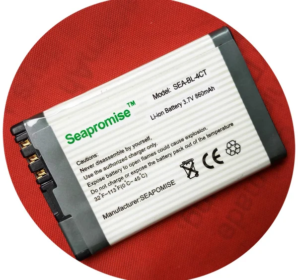 SEAPROMISE оптовая продажа 5 шт партия Мобильный телефон батарея BL-4CT BL 4CT BL4CT для Nokia X3