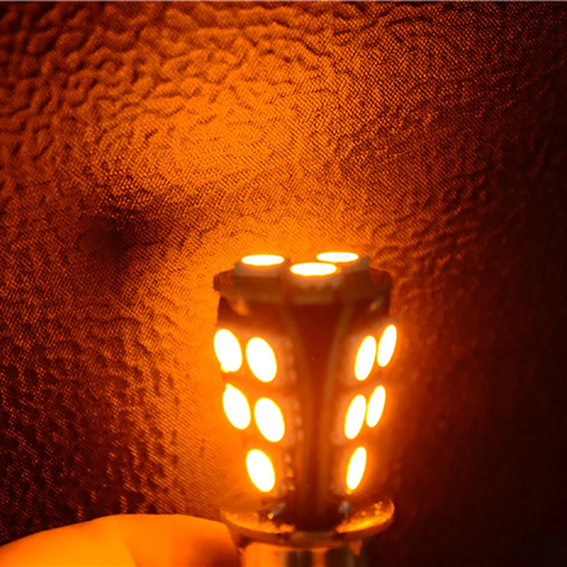 2 шт. High Lumen светодиодный 1156 BA15s 7507 581 5050 Чип 21 SMD светодиодные лампы авто передний