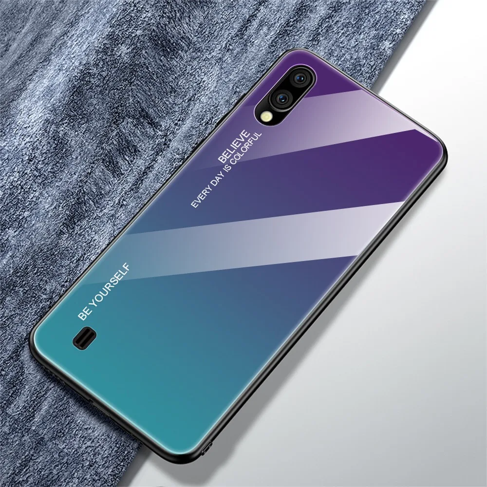 Стеклянный чехол для Samsung A50 A70 M30 A8 2018 S8 S9 Note8 Note9 J6 Plus J4 S10 | Мобильные телефоны и