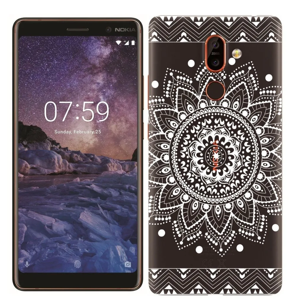 Силиконовый чехол для Nokia 7 Plus 2 1 3 5 6 мягкий ТПУ 8 прозрачный X6 |