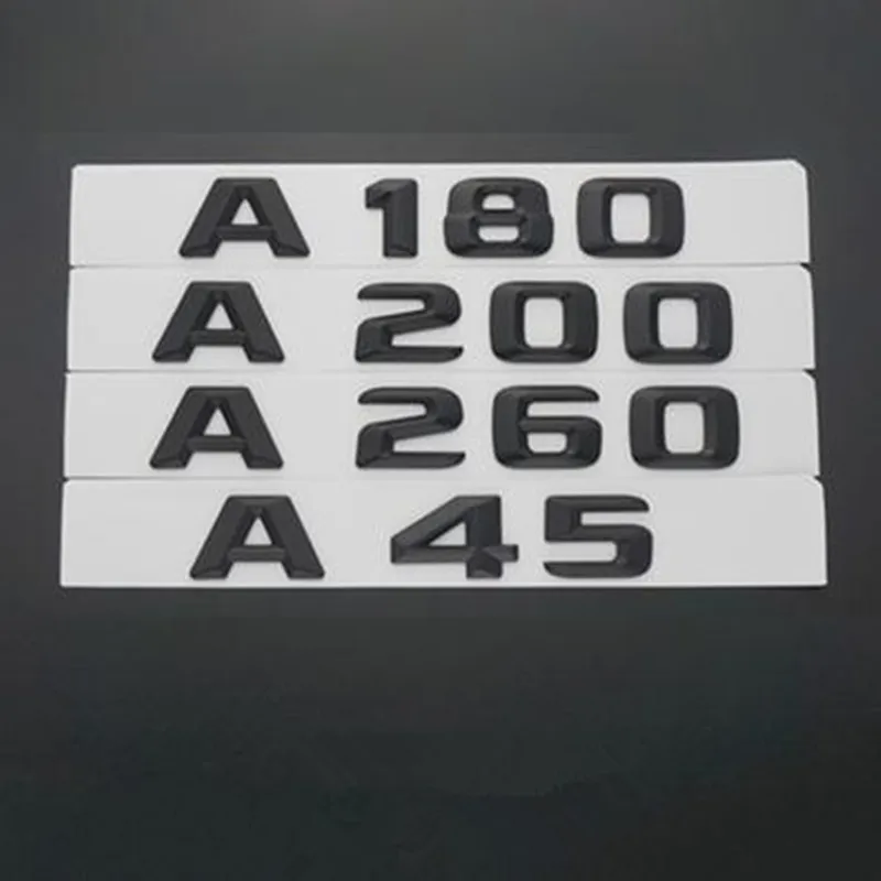 3D ABS A180 A 200 Задняя Крышка багажника эмблема буквенная наклейка для Mercedes Benz серии A45
