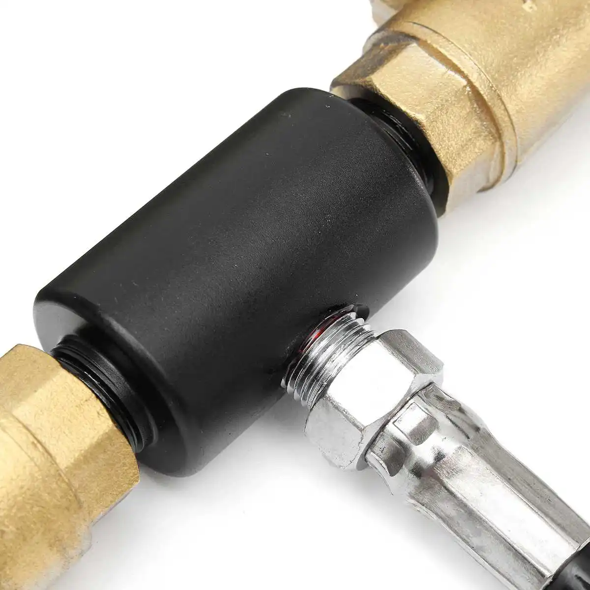 Paintball CO2 Fill Station Tank Bottle Refill Filler Dual Valve With 37 Inch High Pressure Hose Paintball Accessories