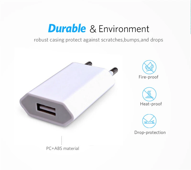 Оригинальное настенное зарядное устройство USB для быстрой зарядки iPhone XS Max X XR 7 8