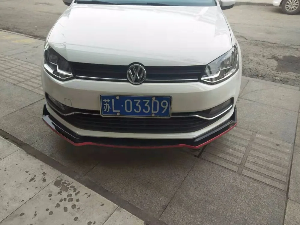 Для volkswagen polo Передний бампер диффузор протектор для 2015-2019 Комплект кузова задний