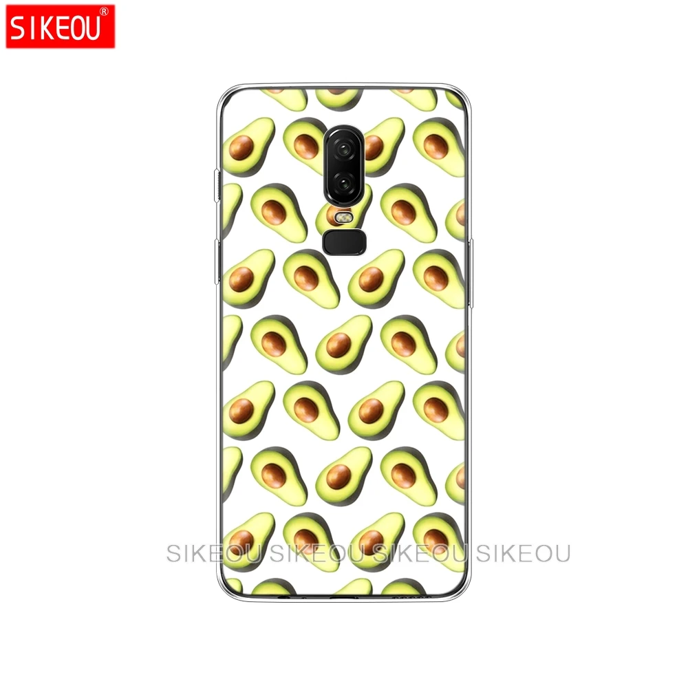 Силиконовый чехол для телефона Oneplus one plus 6 5T 5 3 A3000 A5000 Cute Avocado Food|Бамперы| |