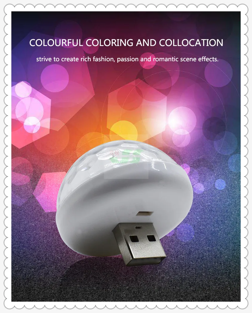 Низкая цена автомобильная светодиодная декоративная лампа мини RGB