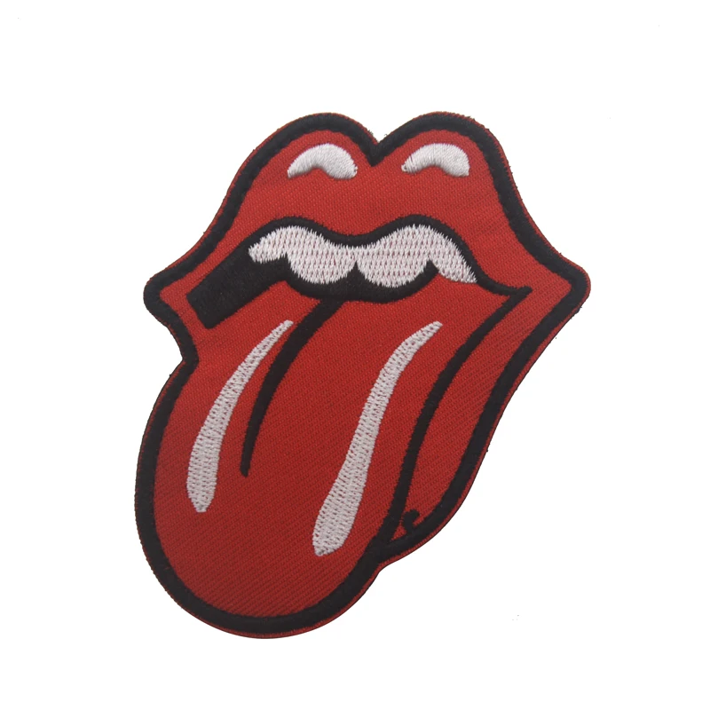 Язык губы ROLLING STONES The Rolling Stones музыка песни тяжелый металл панк Рок ролл Группа Логотип футболки нашивки значки аппликации