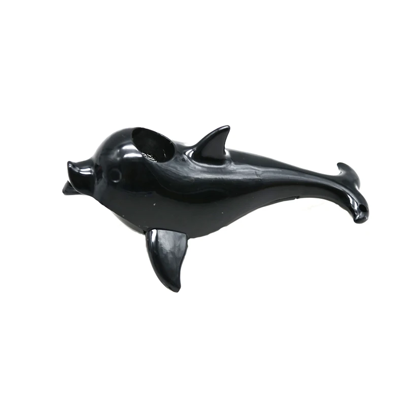 Творческий Красный черный синий цвет Мини Дельфин smok Стекло Выхлопные трубы для