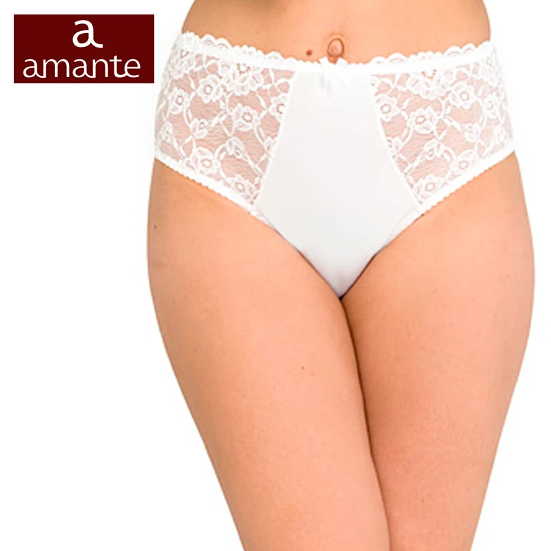 Трусы с высокой талией AMANTE|plus size panties|size pantiesbriefs high waist |