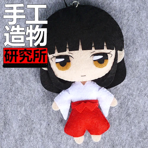 Аниме Inuyasha Sesshoumaru Kikyou Higurashi Kagome Косплей сделай сам материал пакет мини плюшевая