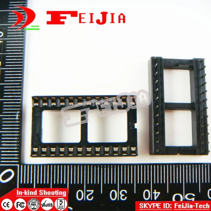 

10 шт. 24pin pin-DIP IC розетки адаптер паяльный тип розетка Бесплатная доставка