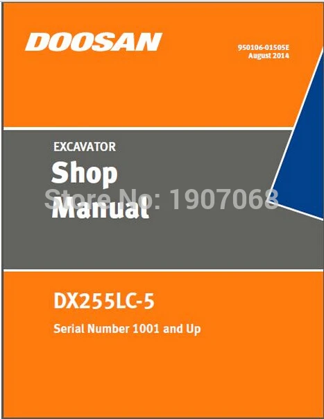Daios Doosan 2016 WorkShop Manual and Maintenance Wirings Diagrams for all production PDF |