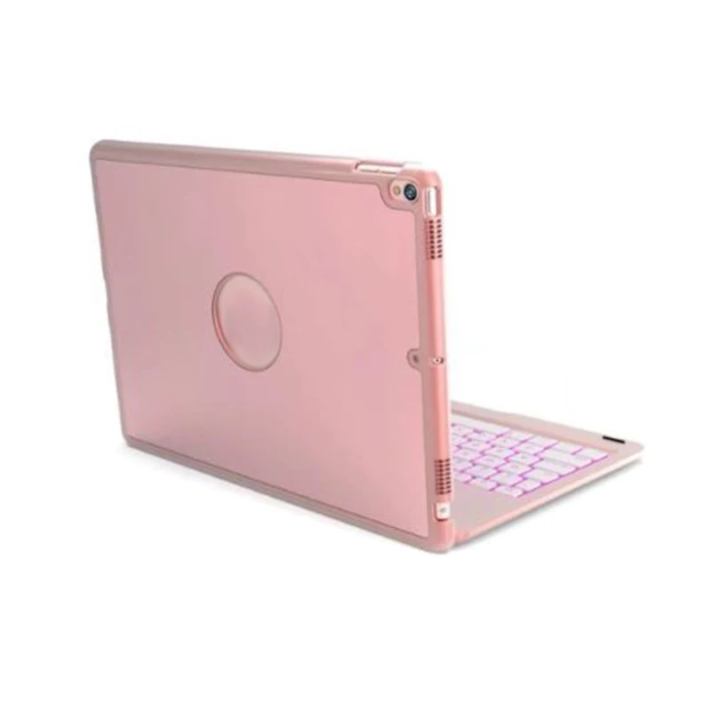 Чехол для Bluetooth клавиатуры с 7 цветной подсветкой алюминиевый чехол s iPad pro 10 5
