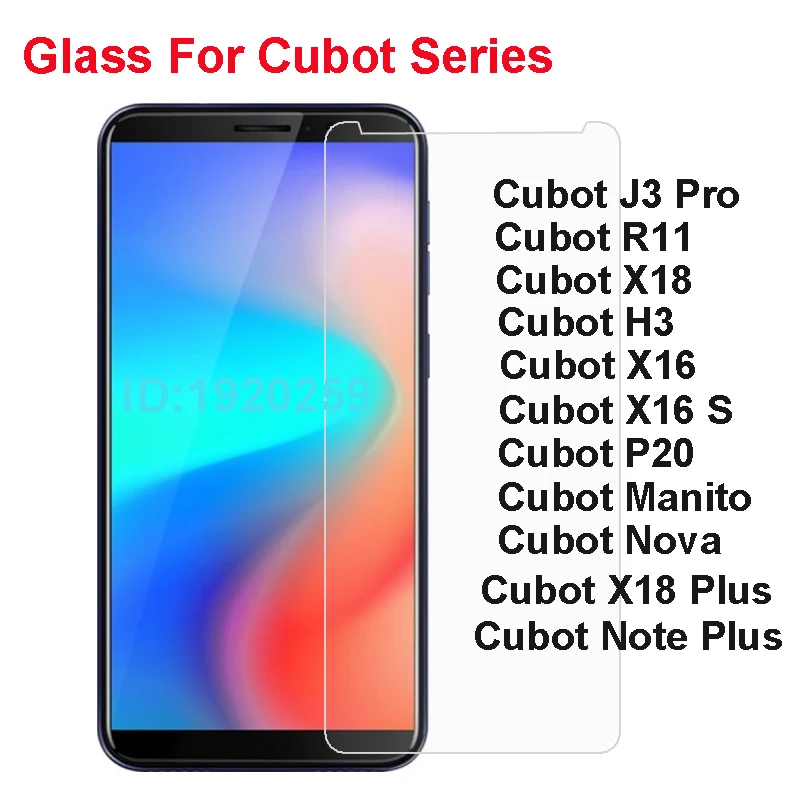 Cubot X18 Note Plus Взрывозащищенная защитная пленка из закаленного стекла для Cubot J3 Pro R11 H3 X16 S P20 Nova