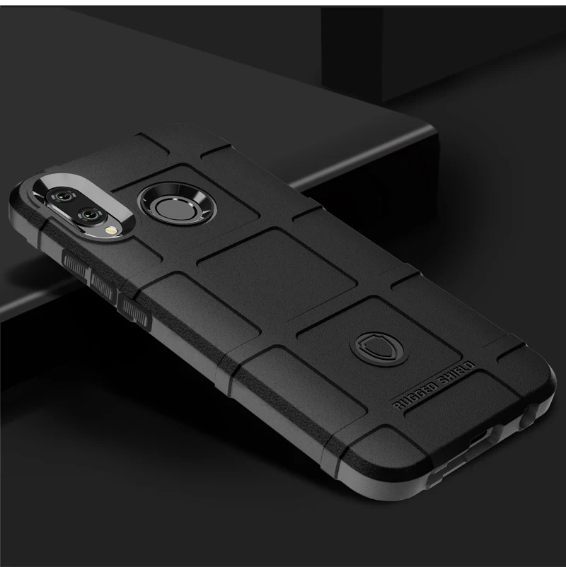 360 градусов полный корпус защитный чехол для huawei P20 Lite Мягкий ТПУ толстый твердый Броня Тактический защитный чехол
