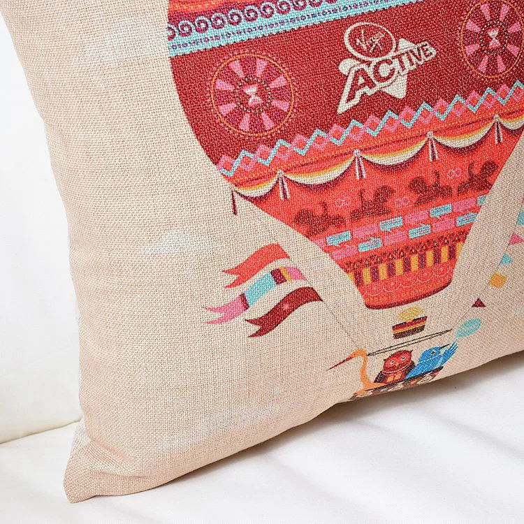 Pixar мультяшный милый воздушный шар хлопковая подушка яркий квадратный диван